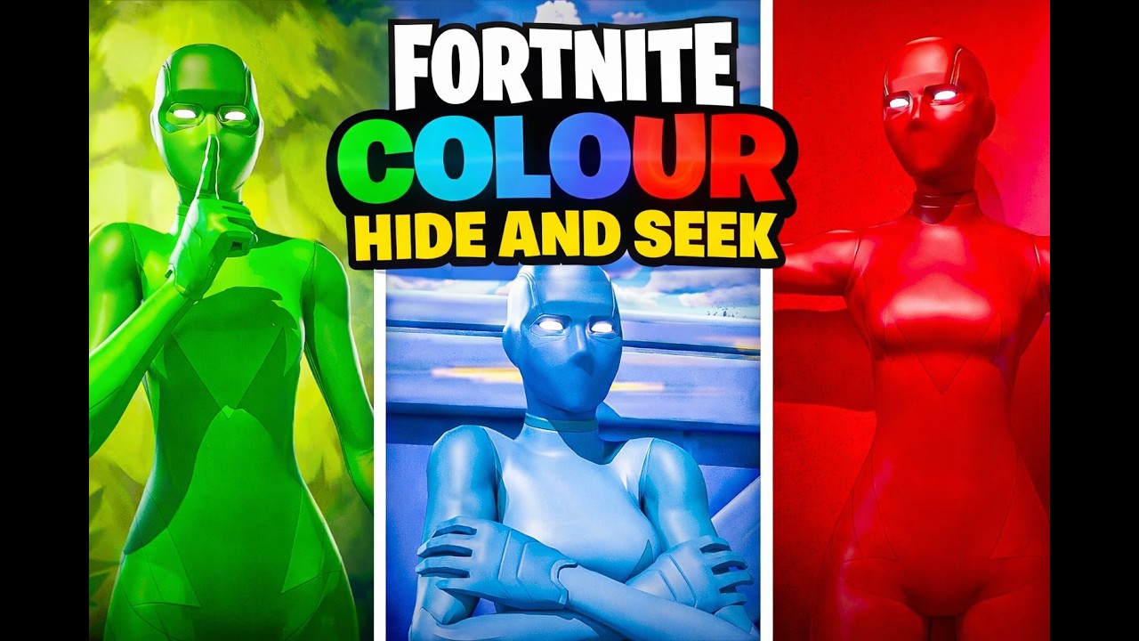 Fortnite colour hide and seek!