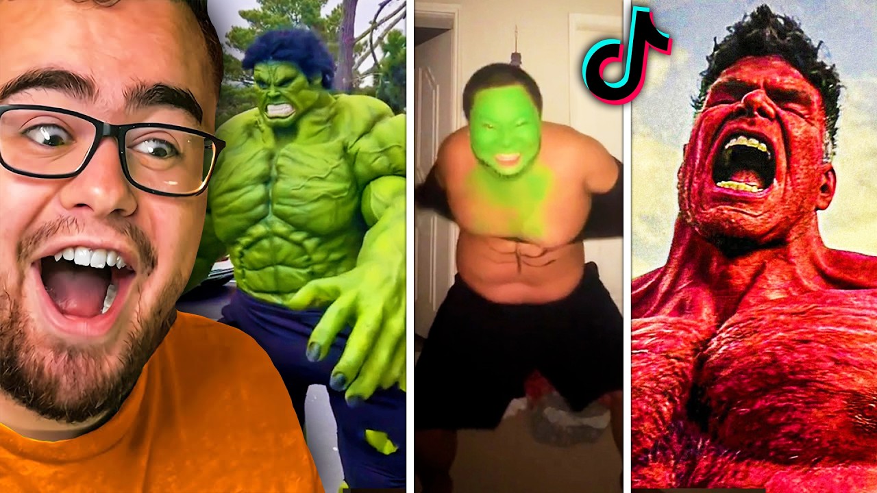Reacting to HULK TIK TOK VIDEOS!
