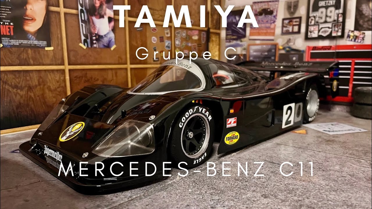 Tamiya Gruppe C Mercedes Benz C11: time-lapse build