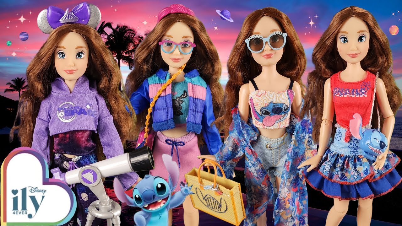 I 💙 Stitch: Unboxing JAKKS PACIFIC Disney ILY 4ever with Anna and Space Mountain! #friendchip
