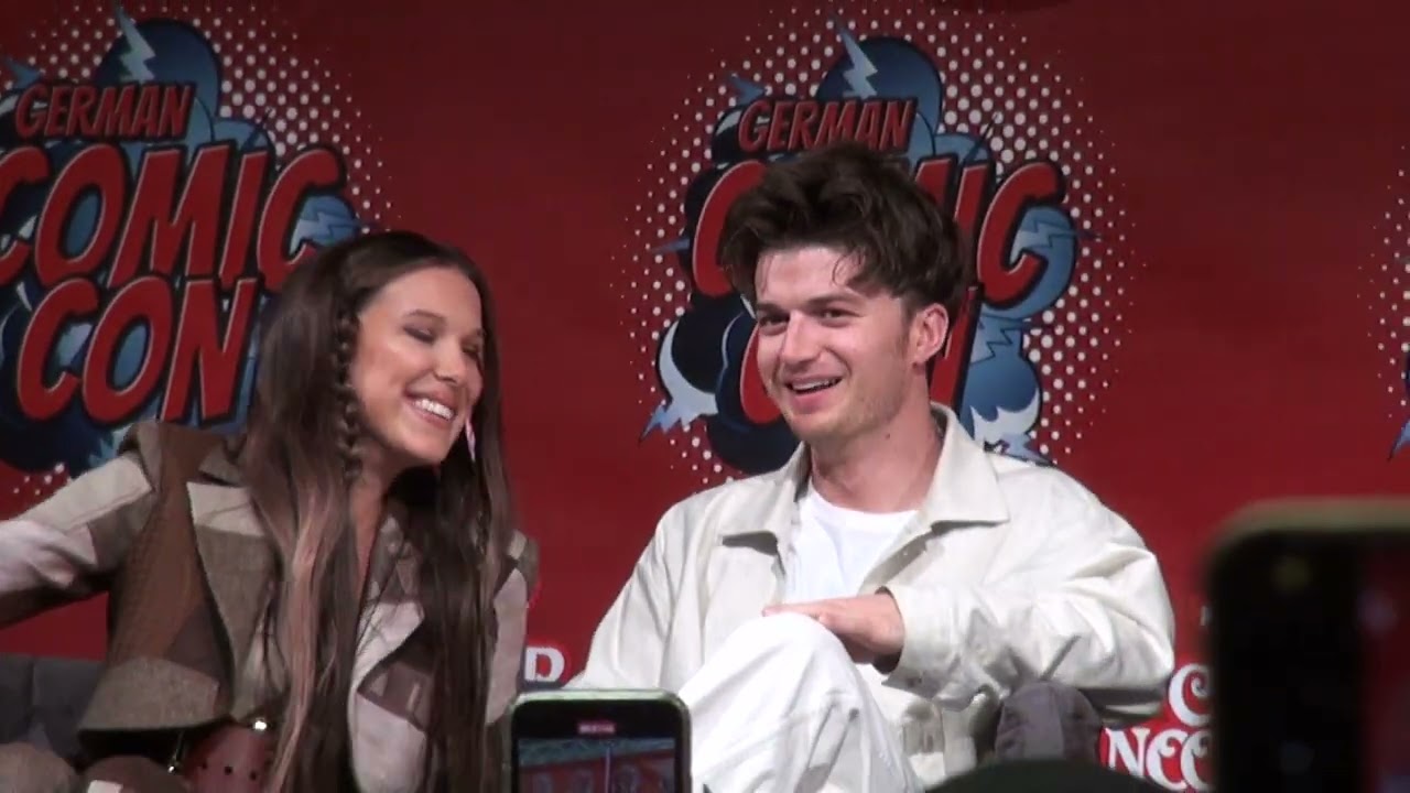 GERMAN STRANGER CON 3 full Opening Ceremony 2023 Dortmund Joe Keery - Millie Bobby Brown THINGS Talk