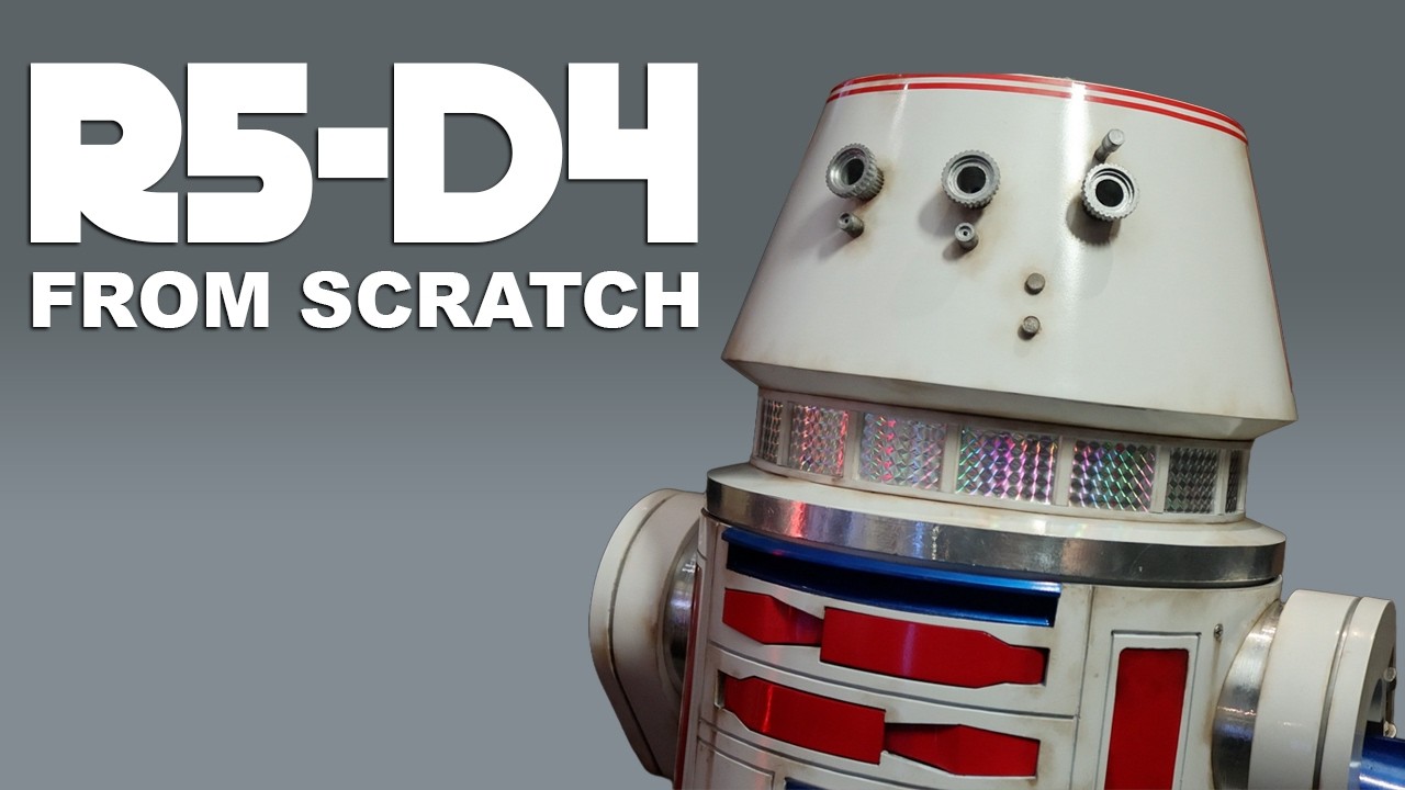 Scratch Building R5-D4 | An Astromech Story