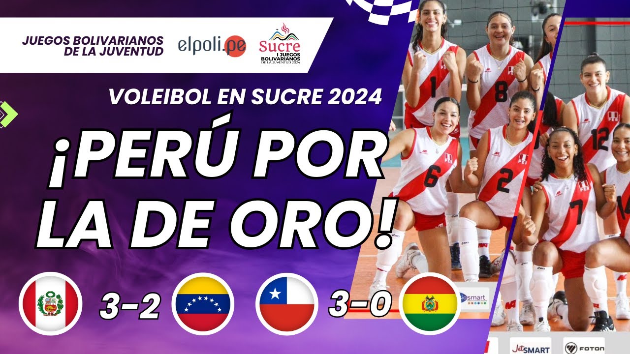 Sucre 2024 | PERÚ DERROTA A VENEZUELA Y JUGARÁ POR LA MEDALLA DE ORO EN VOLEY | Día 9