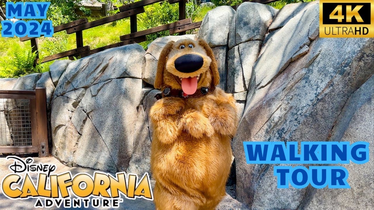 Disney California Adventure Walkthrough-May 2024 Mid-Week Walking Tour at the Disneyland Resort [4K]