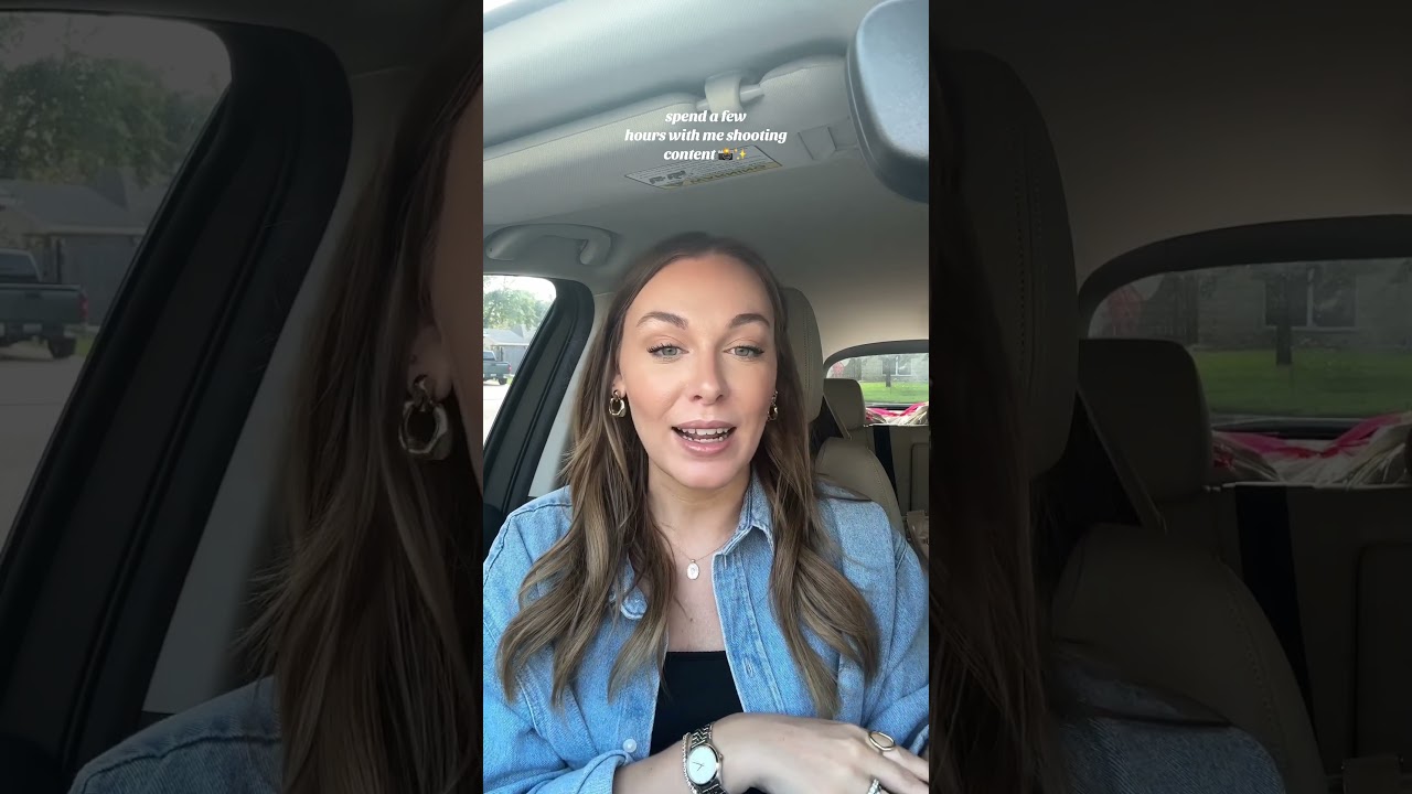 CONTENT DAY VLOG | come shoot content with me, shooting fall fashion in 100 degree weather...
