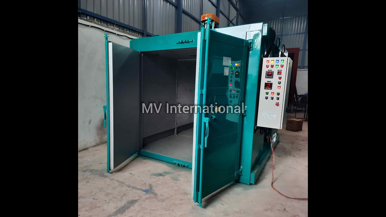 Customized Box Oven, Size H 2100 x W 2100 x L 2500 mm, Working Temp.180° Celsius with 2 Blowers.