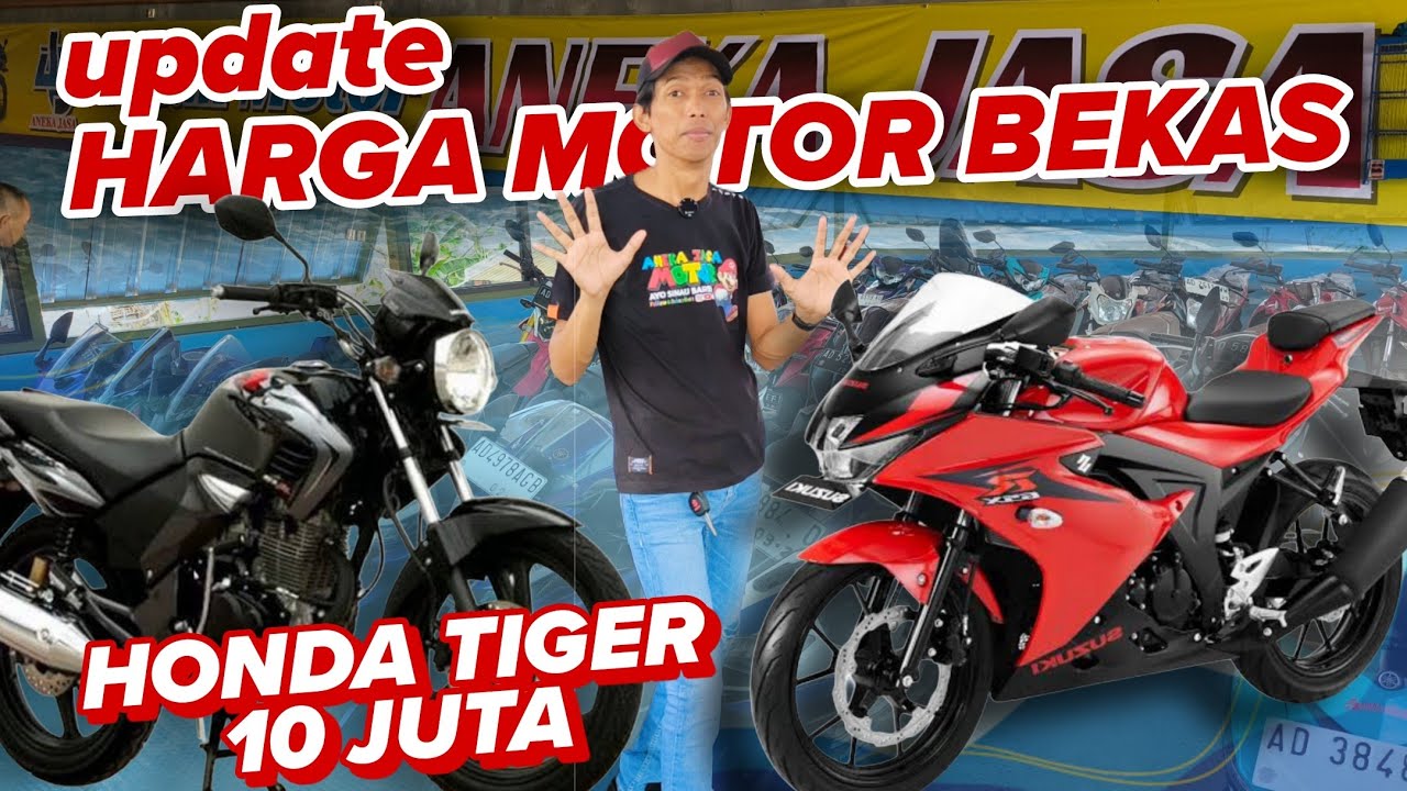 HONDA TIGER CUMA 10 JUTA, MOTOR BEKAS TER UPDATE - motor bekas murah - ANEKA JASA MOTOR