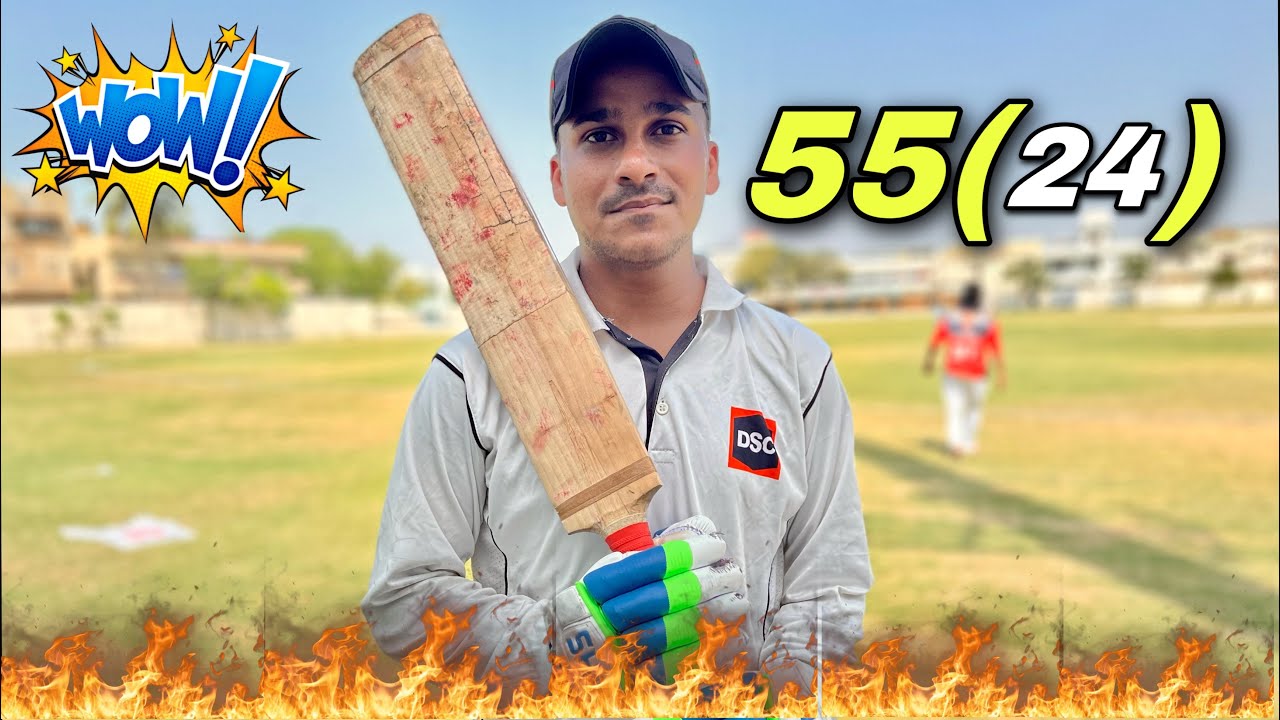 Scored Half Century After 8 Years Of Comeback in Hardball Cricket 🔥🔥🔥