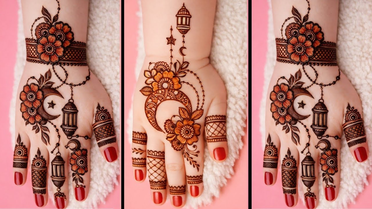 Chand Mehndi Design For Baby Girl | Eid Special Baby Mehndi Design | Bacchon Ki Mehandi| #EasyMehndi