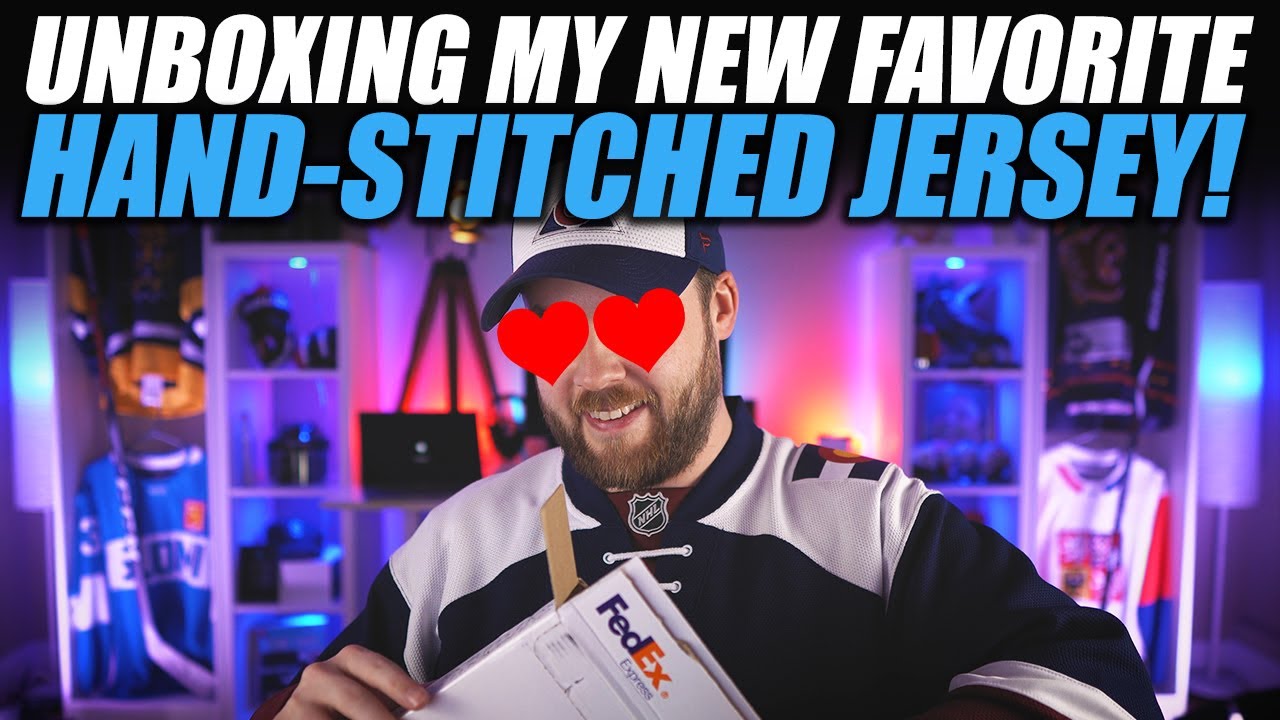 Unboxing My New Favorite HAND-STITCHED Hockey Jersey!