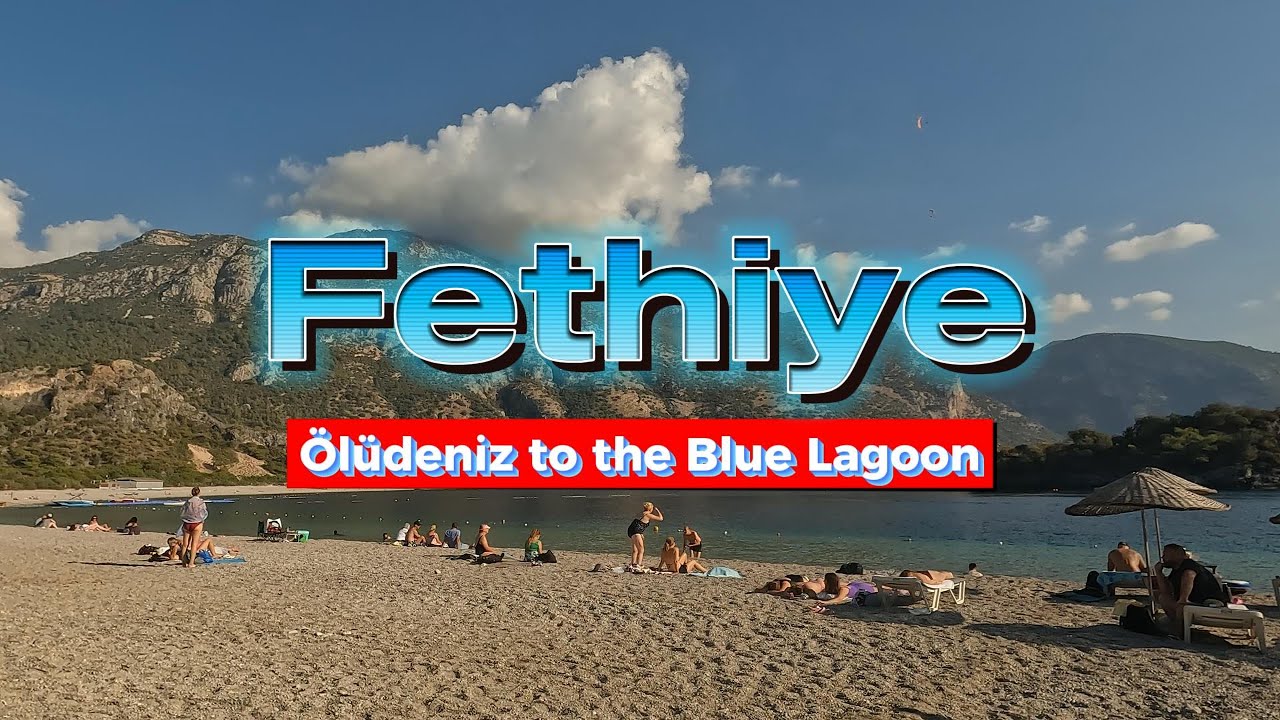 Walk from Oludeniz to the Blue Lagoon, two great beaches in Turkiye.