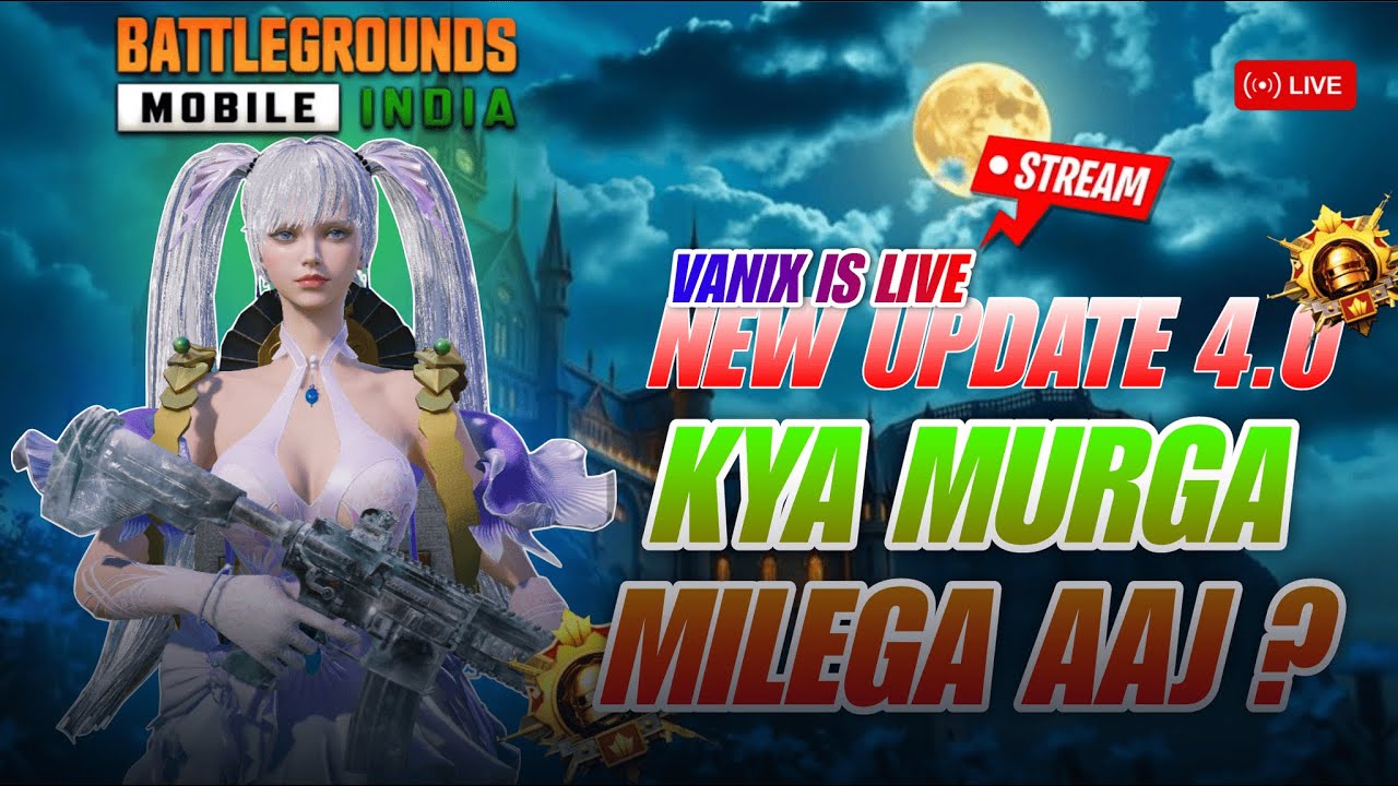 Vanix is Live 🎮 | 🔥 BGMI NEW UPDATE LIVE | Ranked Push