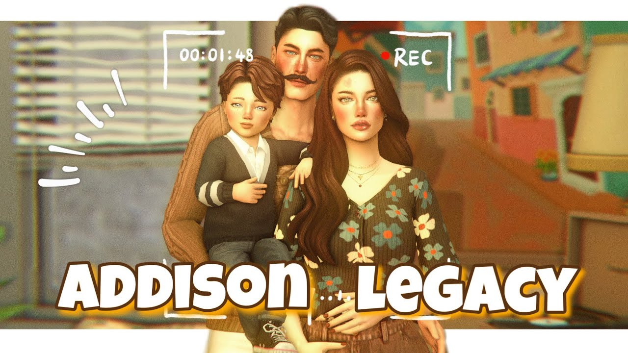 В ГОСТЯХ У ДИНАСТИИ АДДИСОН || Уютный семейный геймплей The sims 4 | Pt.1