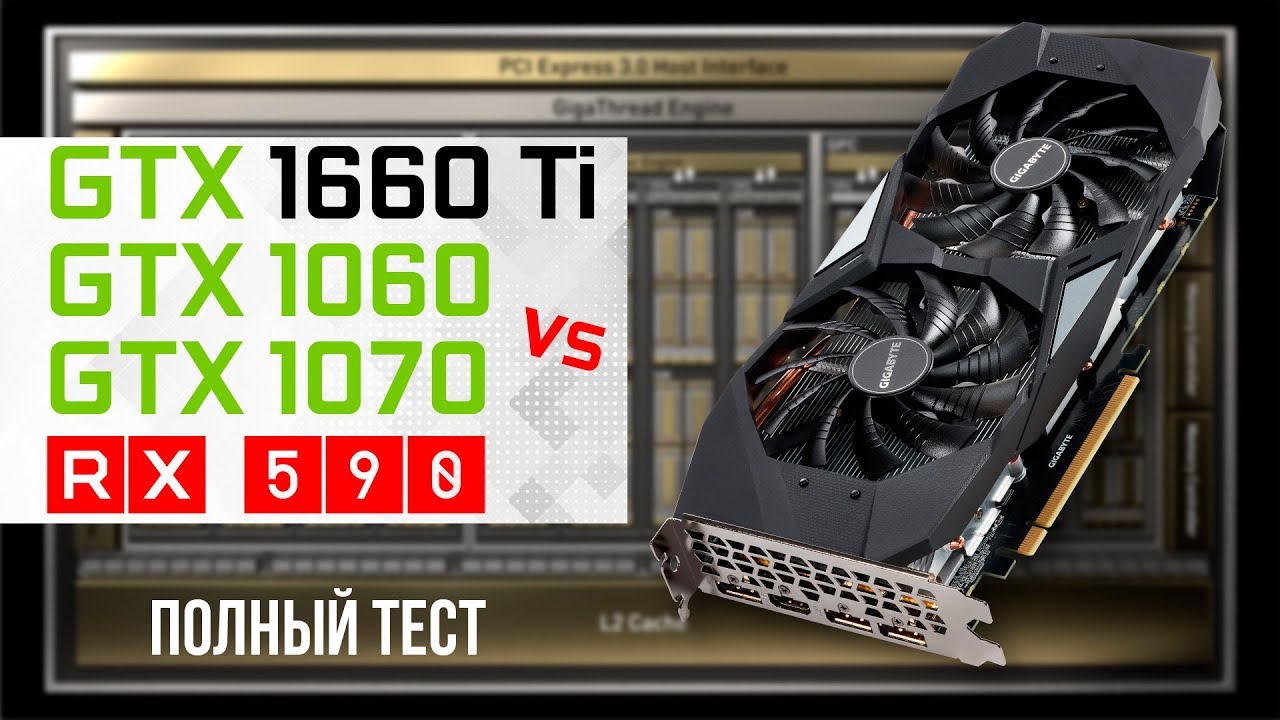 GeForce GTX 1660 Ti 6GB - полный тест vs RX 590, GTX 1060 и GTX 1070