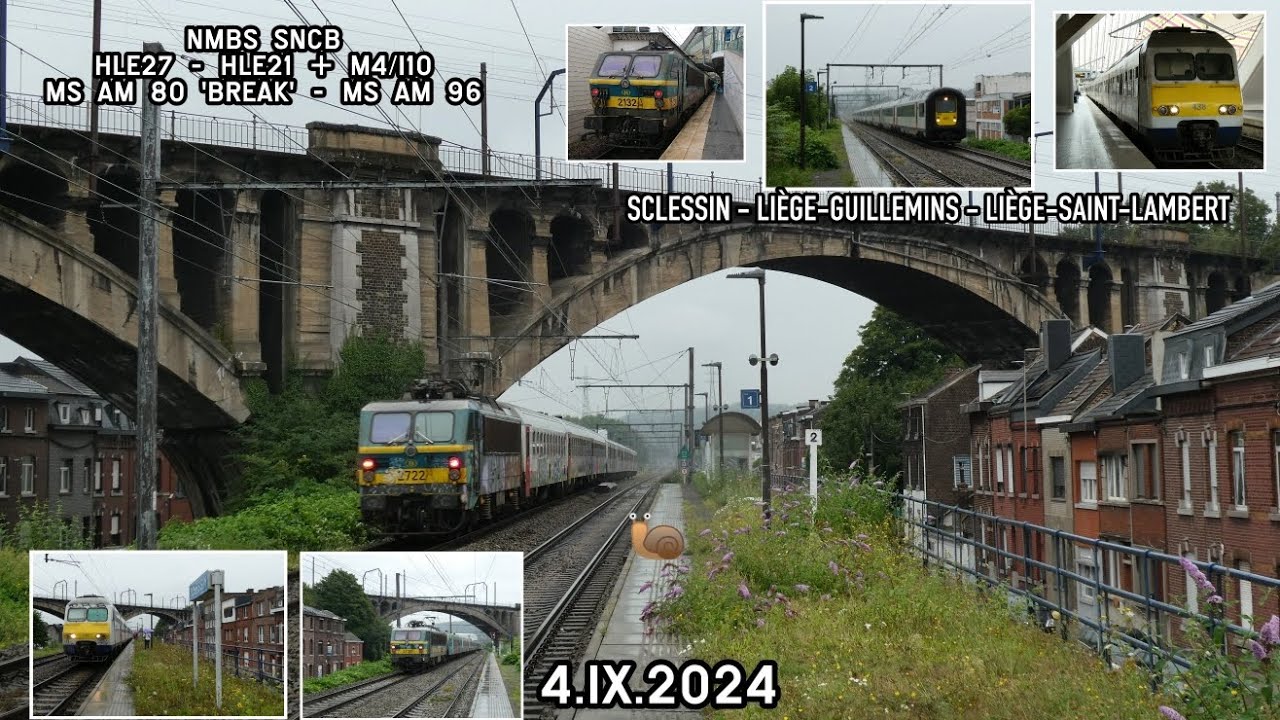 NMBS SNCB/HLE 27- 21- MS AM 80 'BREAK'- 96/Sclessin - Liège-Guillemins - Liège-St-Lambert 4.IX.2024