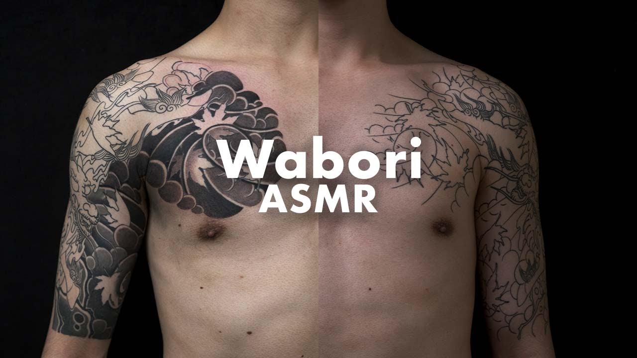16 Minutes of Tattoo ASMR [JPN SUBS]