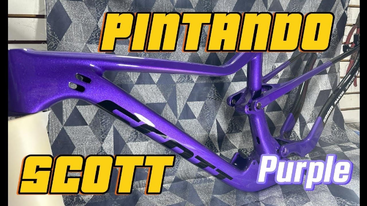 PAINTING BICYCLE FRAME (SCOTT MTB)paso a paso