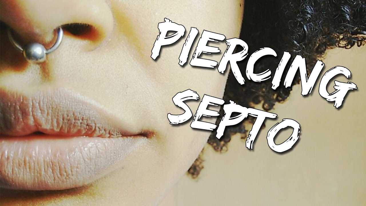 PIERCING NO SEPTO: TEMPO DE CICATRIZAÇÃO | O QUE PODE COMER | DOR e mais...