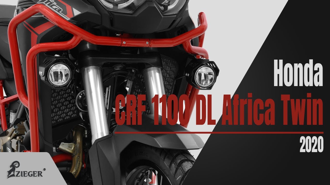 ZIEGER ® Zusatzscheinwerfer, kompatibel mit Honda CRF 1100 DL Africa Twin | Montageanleitung