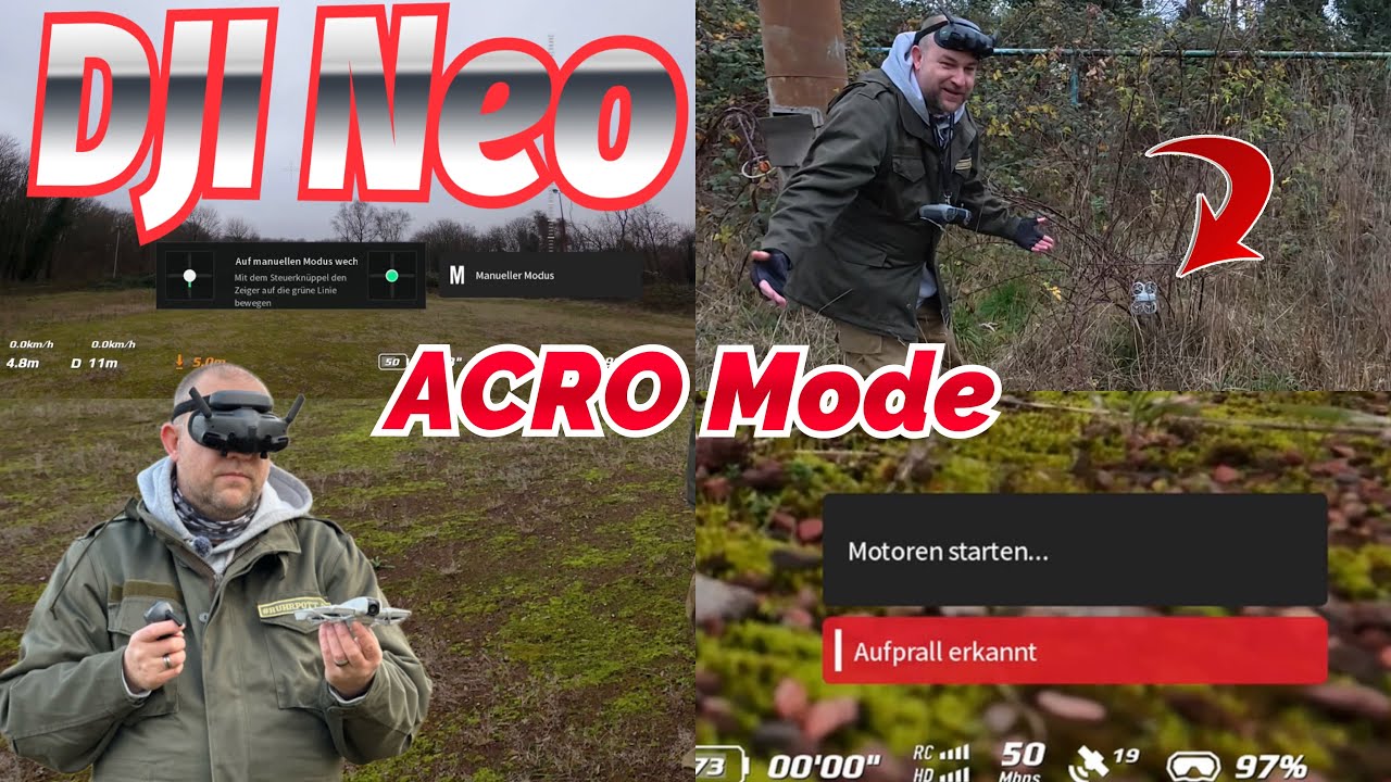 “Dji Neo Ausser Kontrolle im MANUELLEN Modus – gecrasht! 😱✈️”