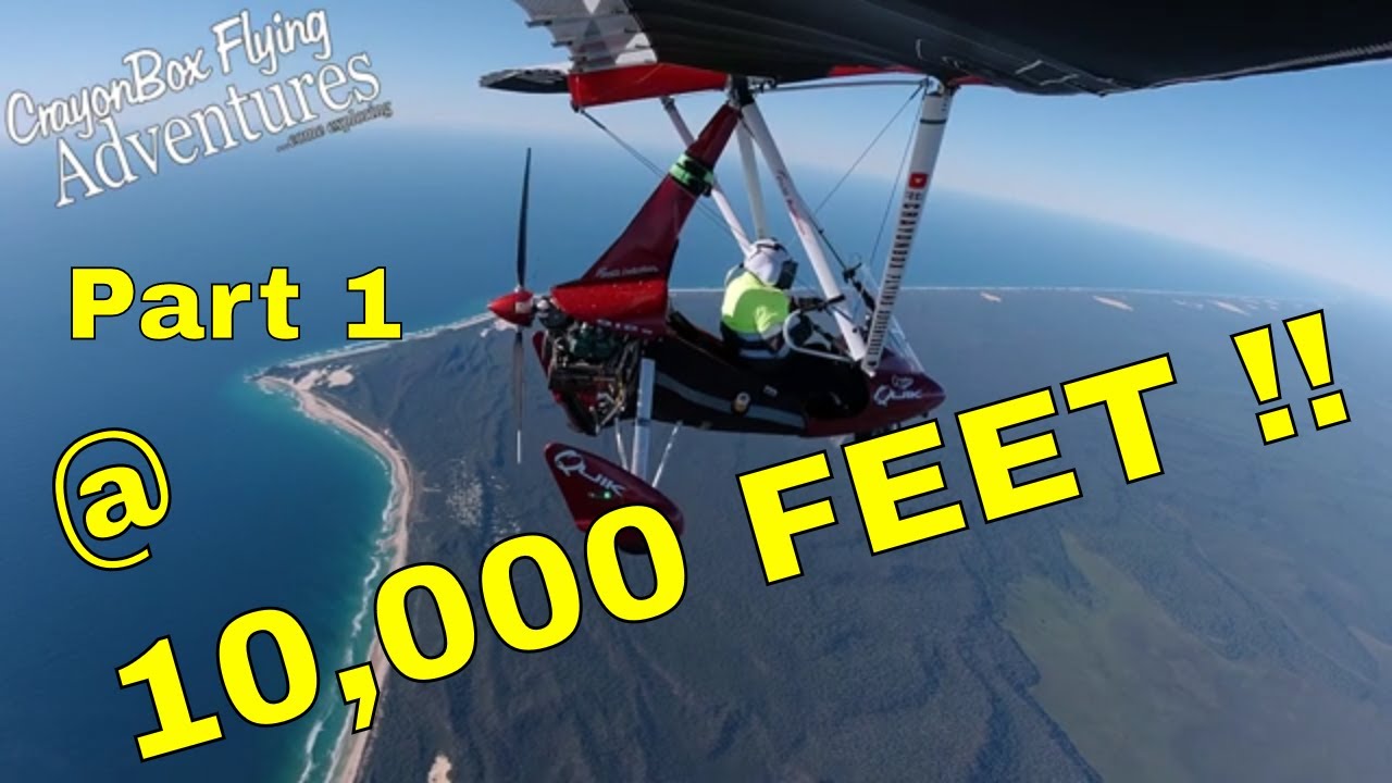 10,000 FEET! HOW COLD and HOW LONG TO FLY a Weightshift Microlight there?  What about Oxygen?