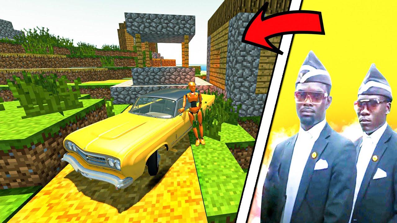 COFFIN MEME + BEAMNG + MINECRAFT = ...            PART 4 | ASTRONOMIA SONG | BeamNG Drive MEMES #49