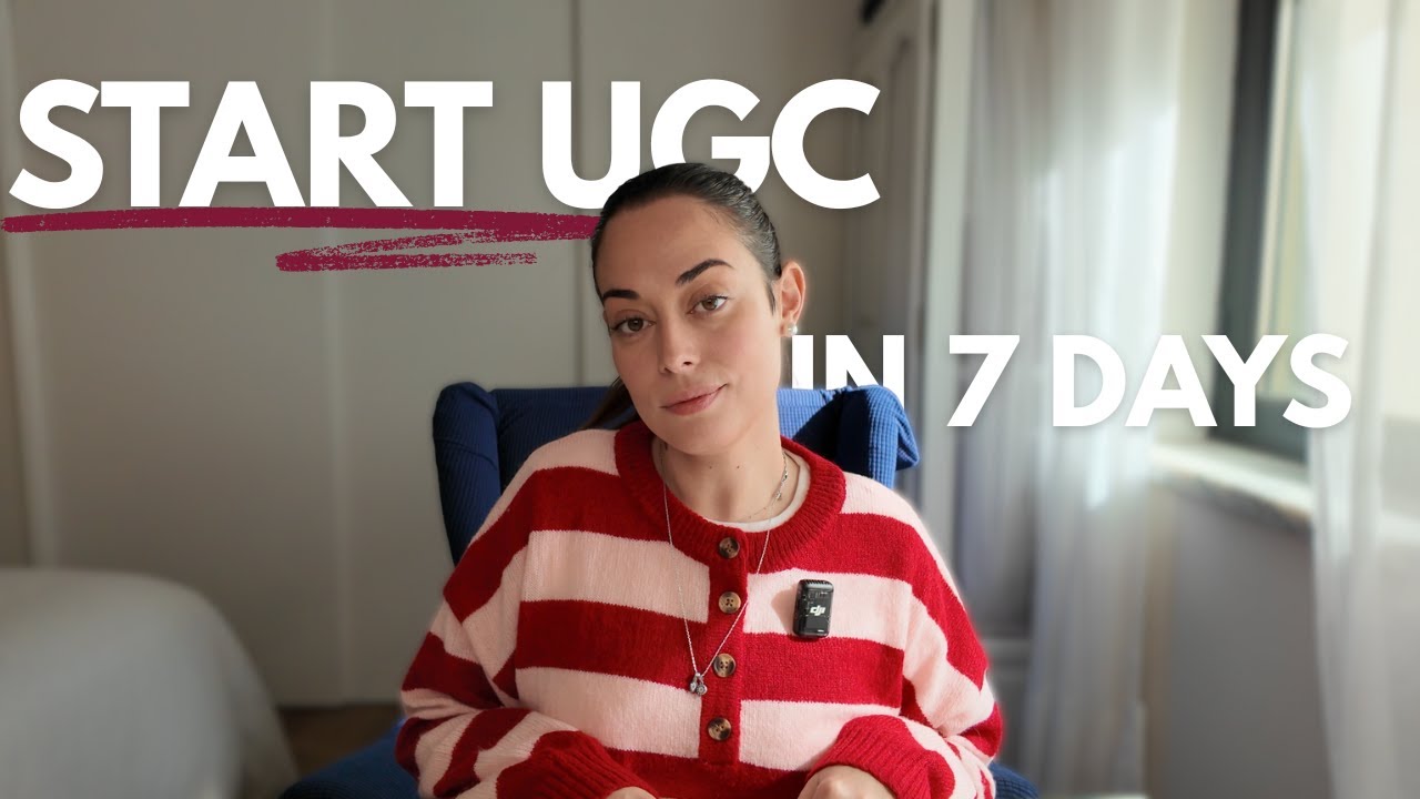 Your first week as a UGC creator, broken down