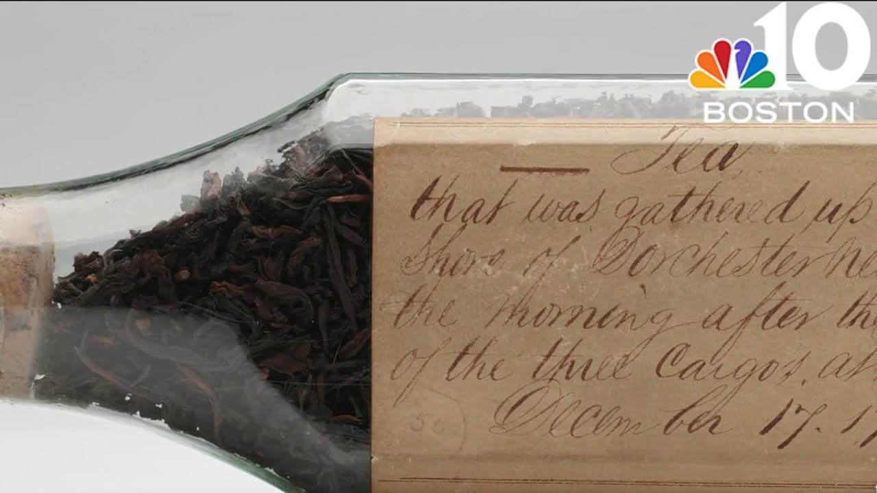 Mass. Historical Society showcases original tea from Boston Tea Party, 250 years later