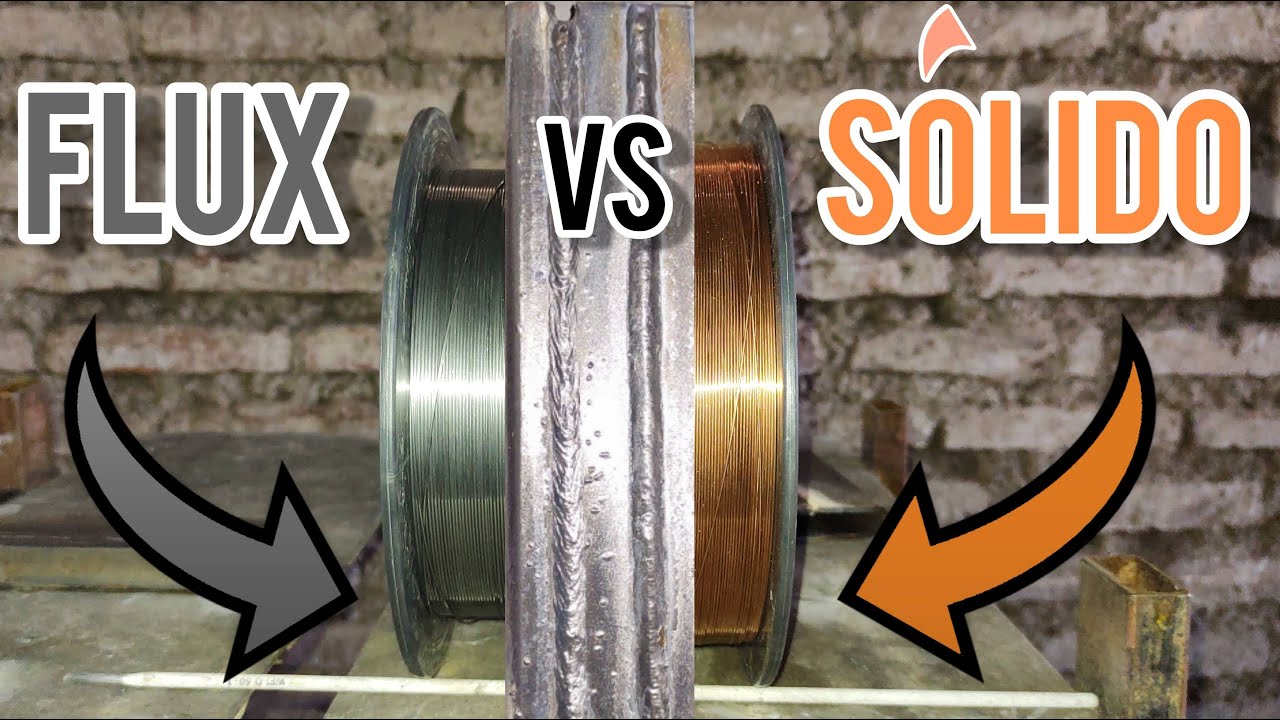 ALAMBRE FLUX CORED SIN GAS VS ALAMBRE SOLIDO CON GAS / CUAL ES MEJOR?