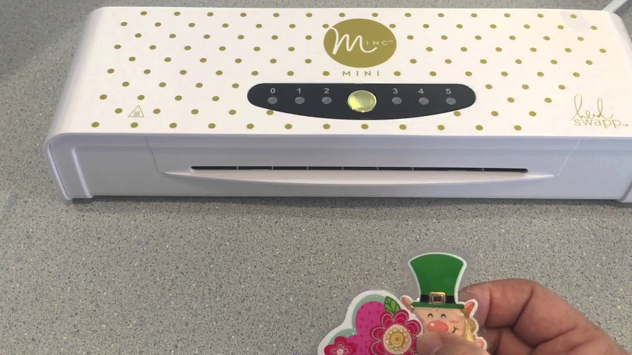 Laminating with my Minc