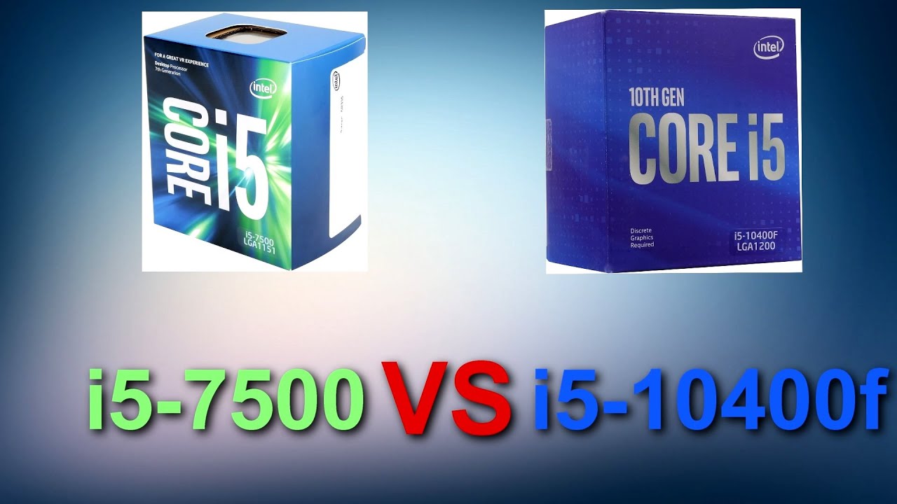 i5-7500 vs i5-10400f with gtx 1660 in 8 different games. 3 years of intel evolution