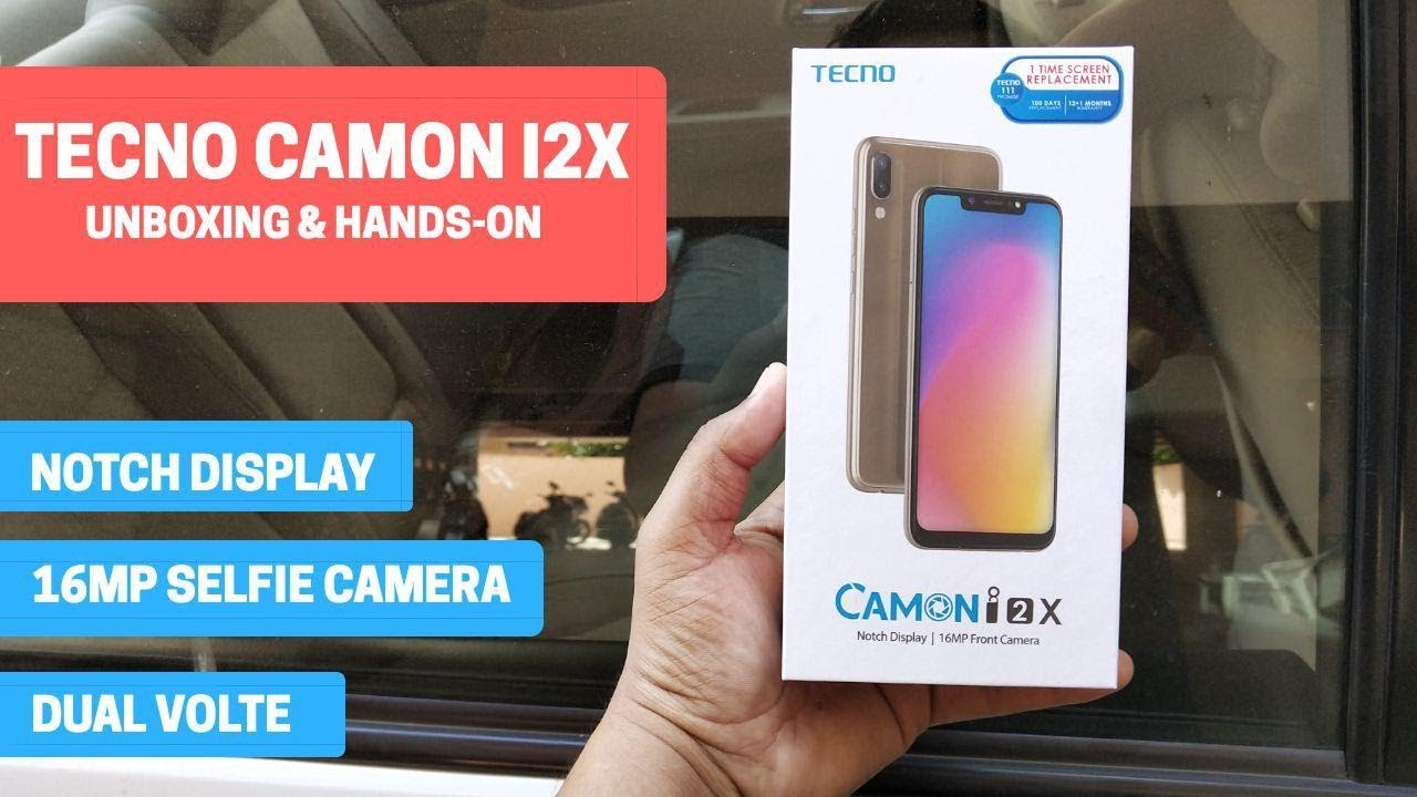Tecno Camon i2X - Unboxing and Hands-on [Hindi]