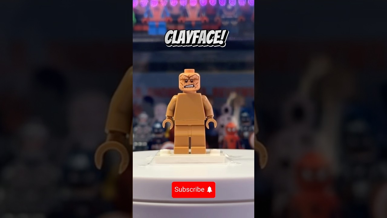 I made LEGO CLAYFACE! #shorts