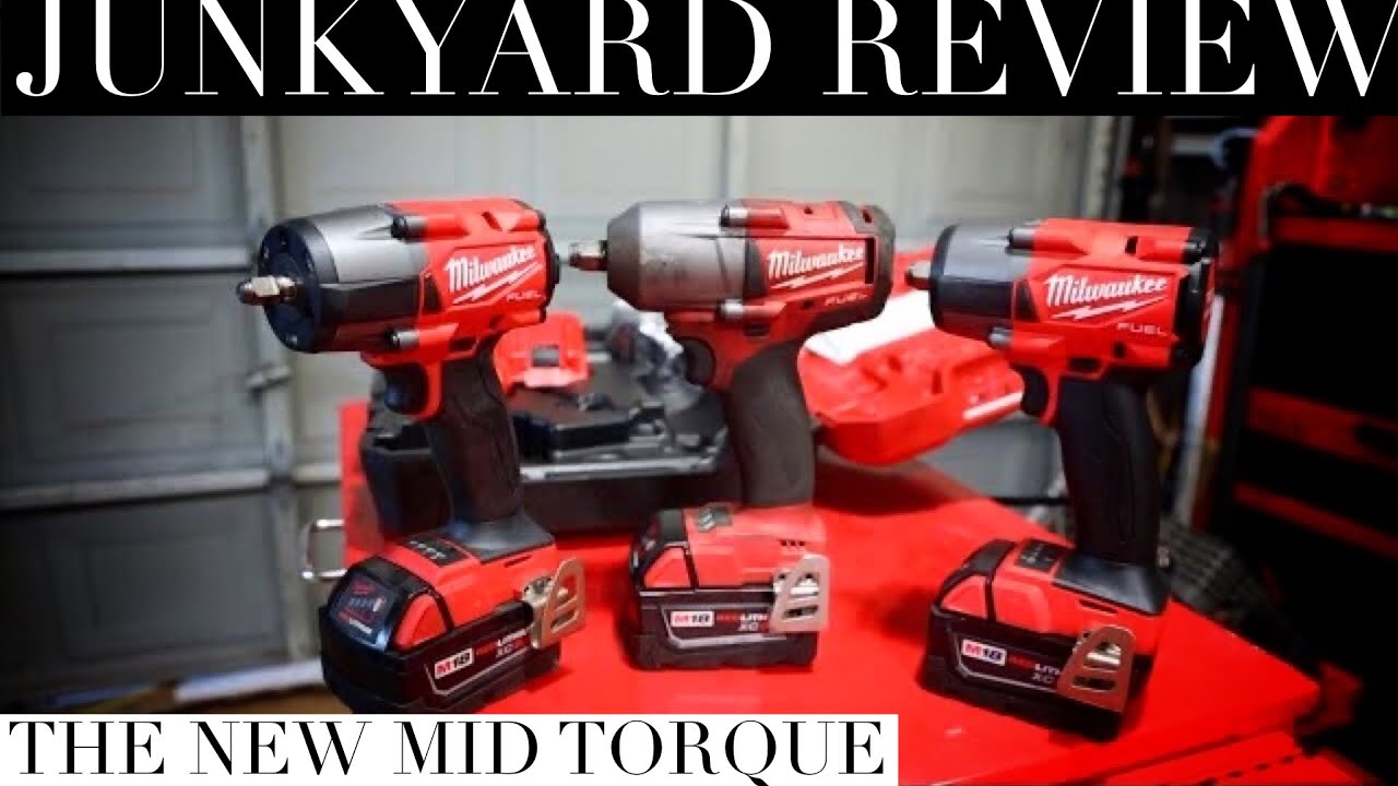 JUNKYARD ACTION! NEW MILWAUKEE TOOL MID TORQUE IMPACT WRENCH'S 2960-20 vs 2962-20