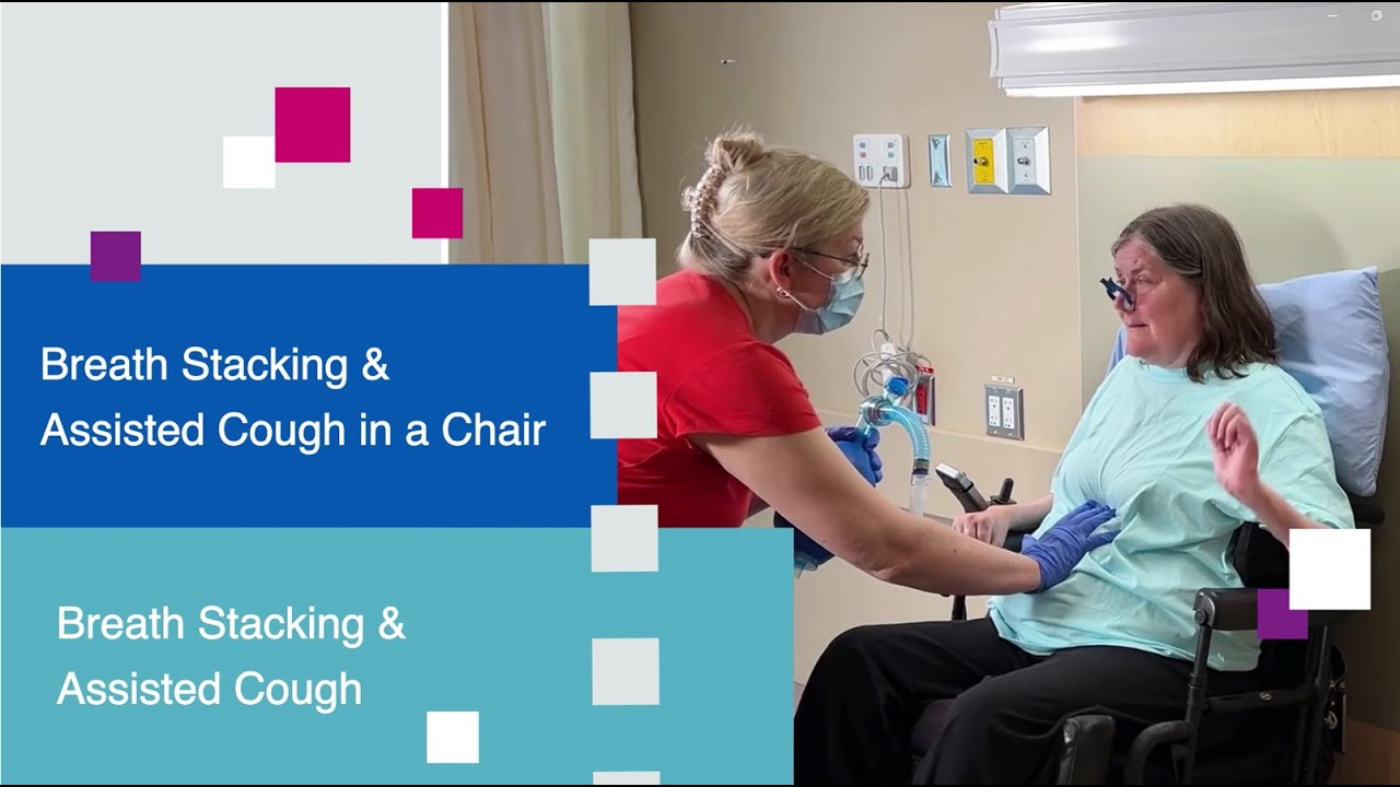 Breath Stacking & Assisted Cough Wheelchair Demo | Lung Volume Recruitment | Spinal Cord Injury