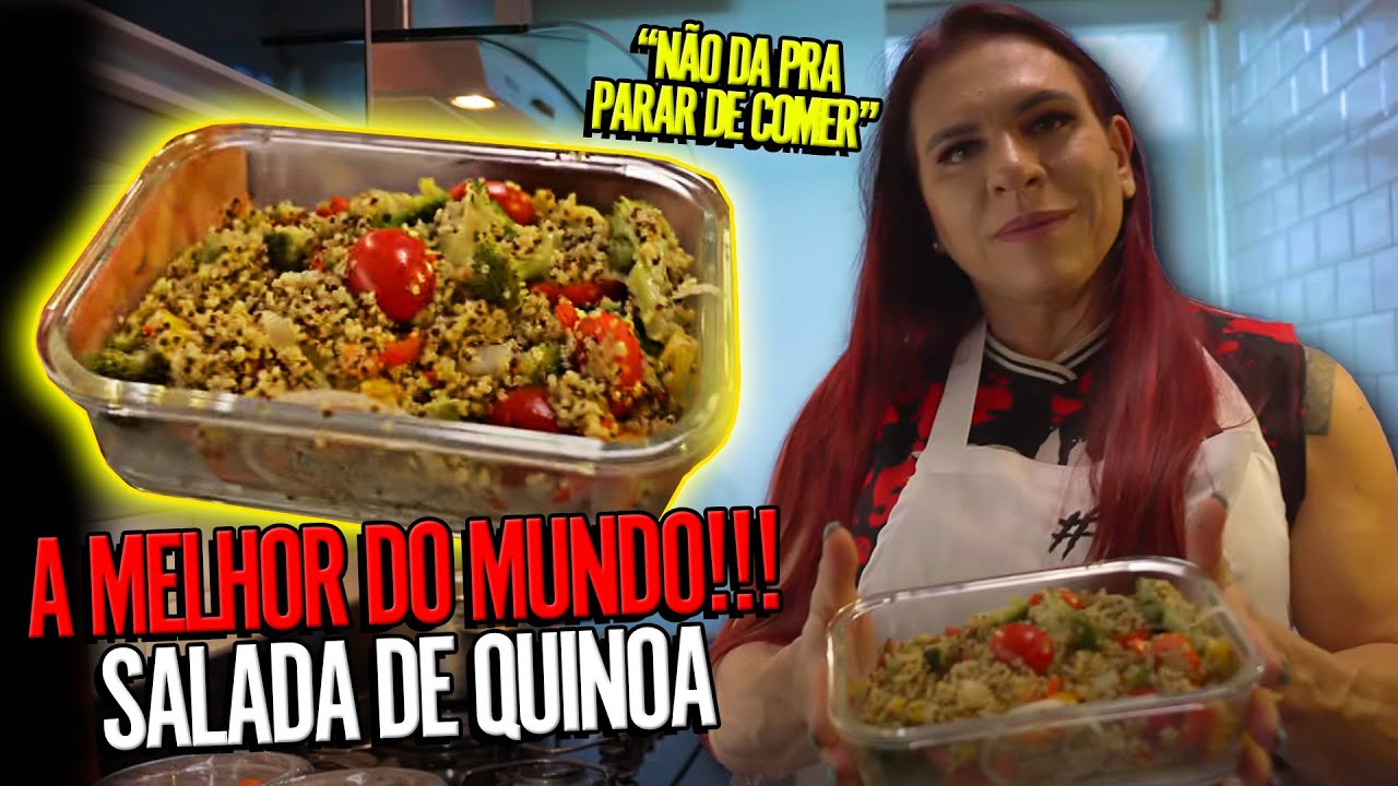 ESSA É A MELHOR SALADA DE QUINOA DO MUNDO - Cozinha da Alê