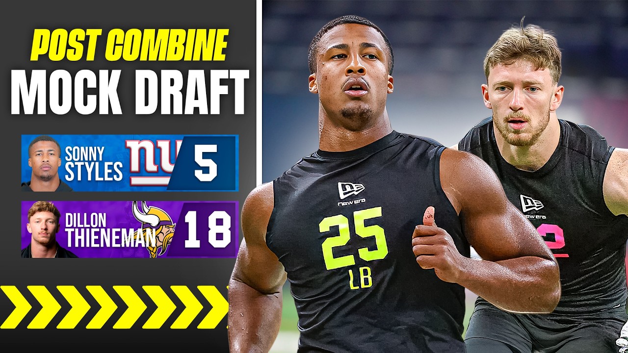 Post Combine 2026 NFL Mock Draft