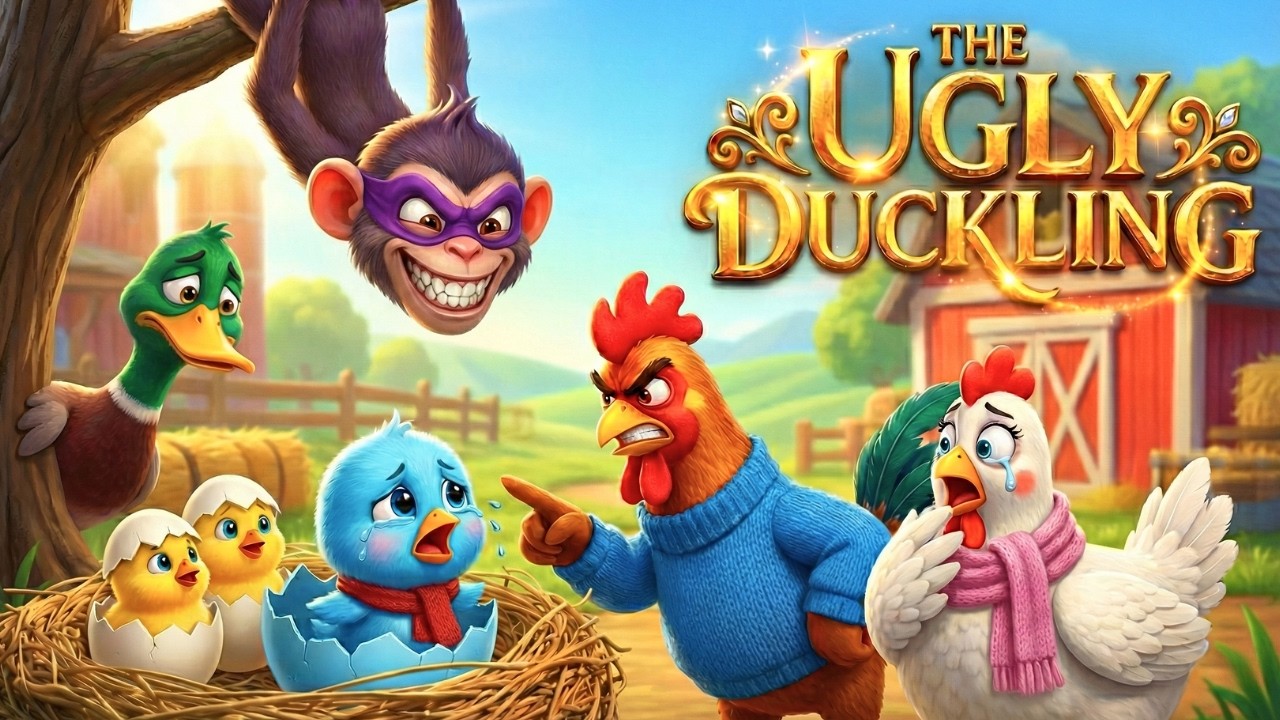The Ugly Duckling | Funny Toons | Animated Funny Cartoon Tale