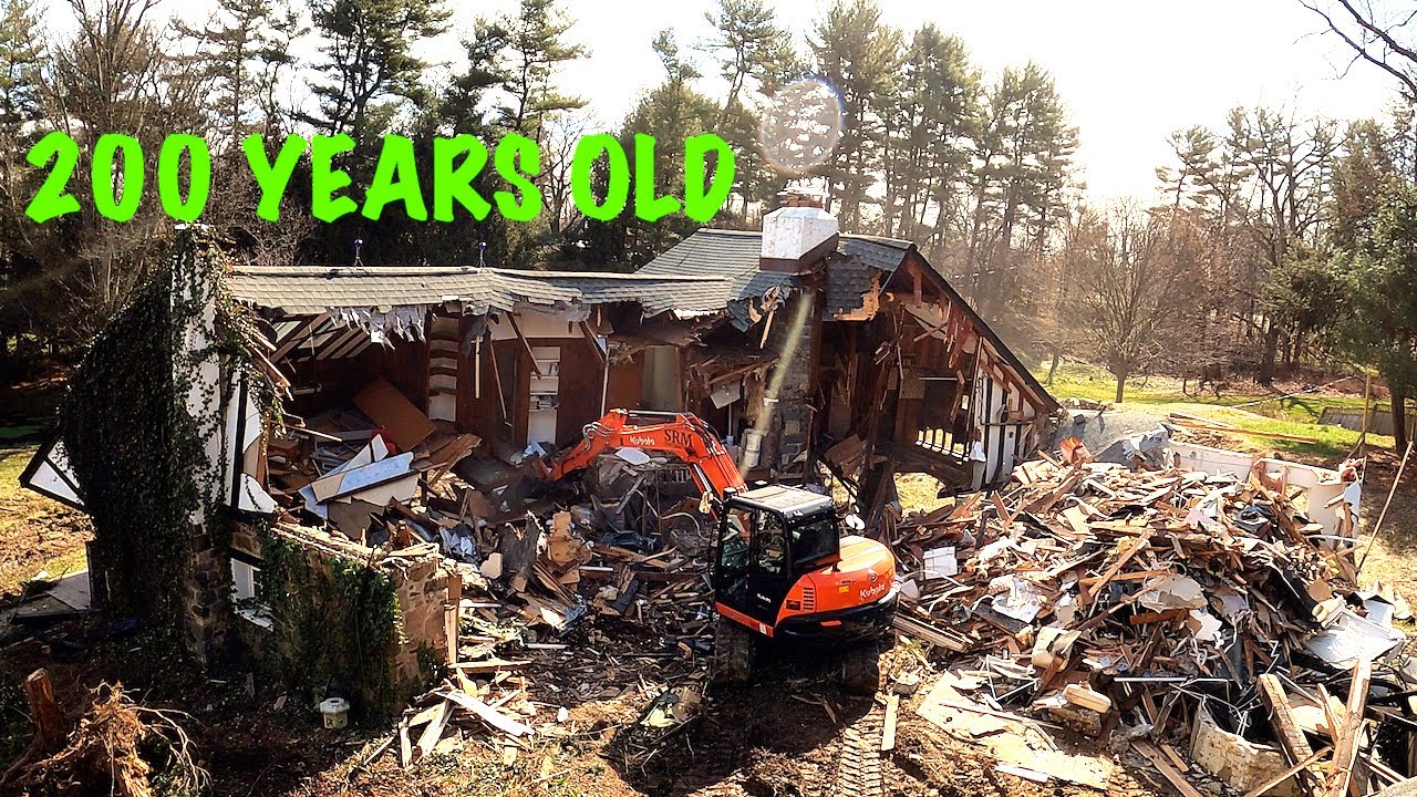 Demolishing old house