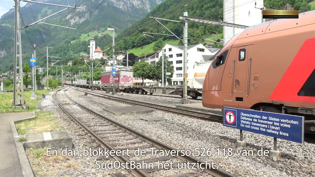 Rail Tracking, Flüelen station NL