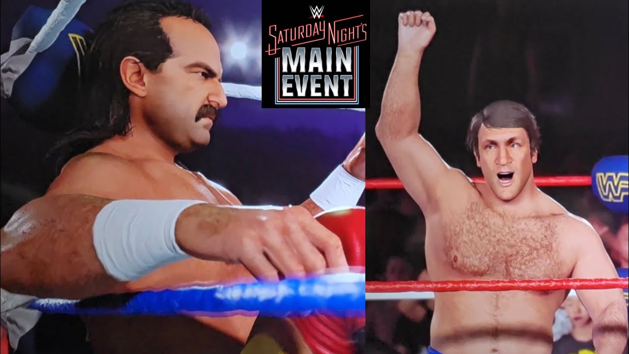 SATURDAY NIGHT'S MAIN EVENT. JAKE THE SNAKE ROBERTS GORS TOE TO TOE AGAINST BRUNO SAMARTINO!!!