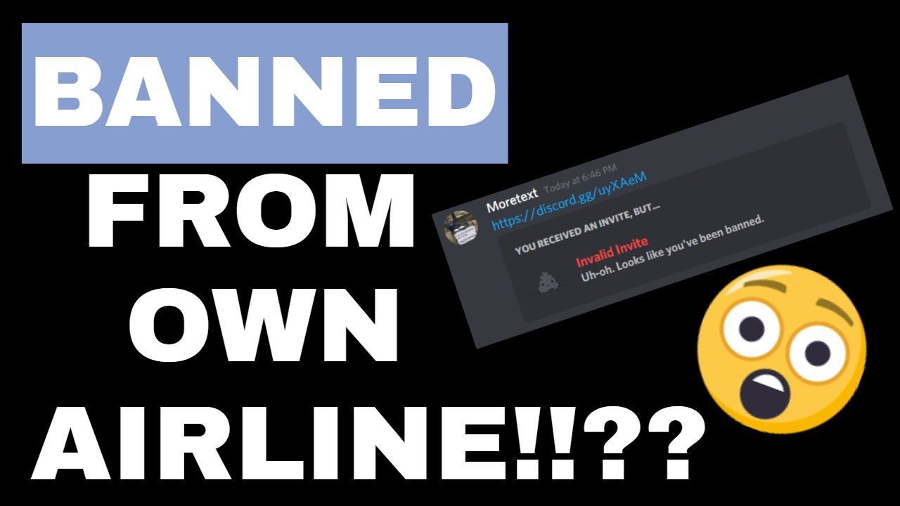 I got banned from my own airline... and can't get unbanned?