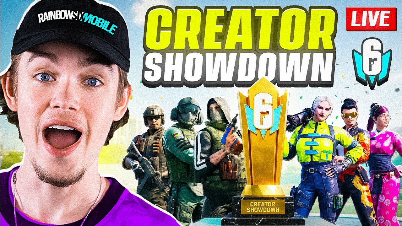 🔴 CODM RANKED 🔴 THEN RAINBOW 6 MOBILE CREATOR TOURNAMENT! 🔴