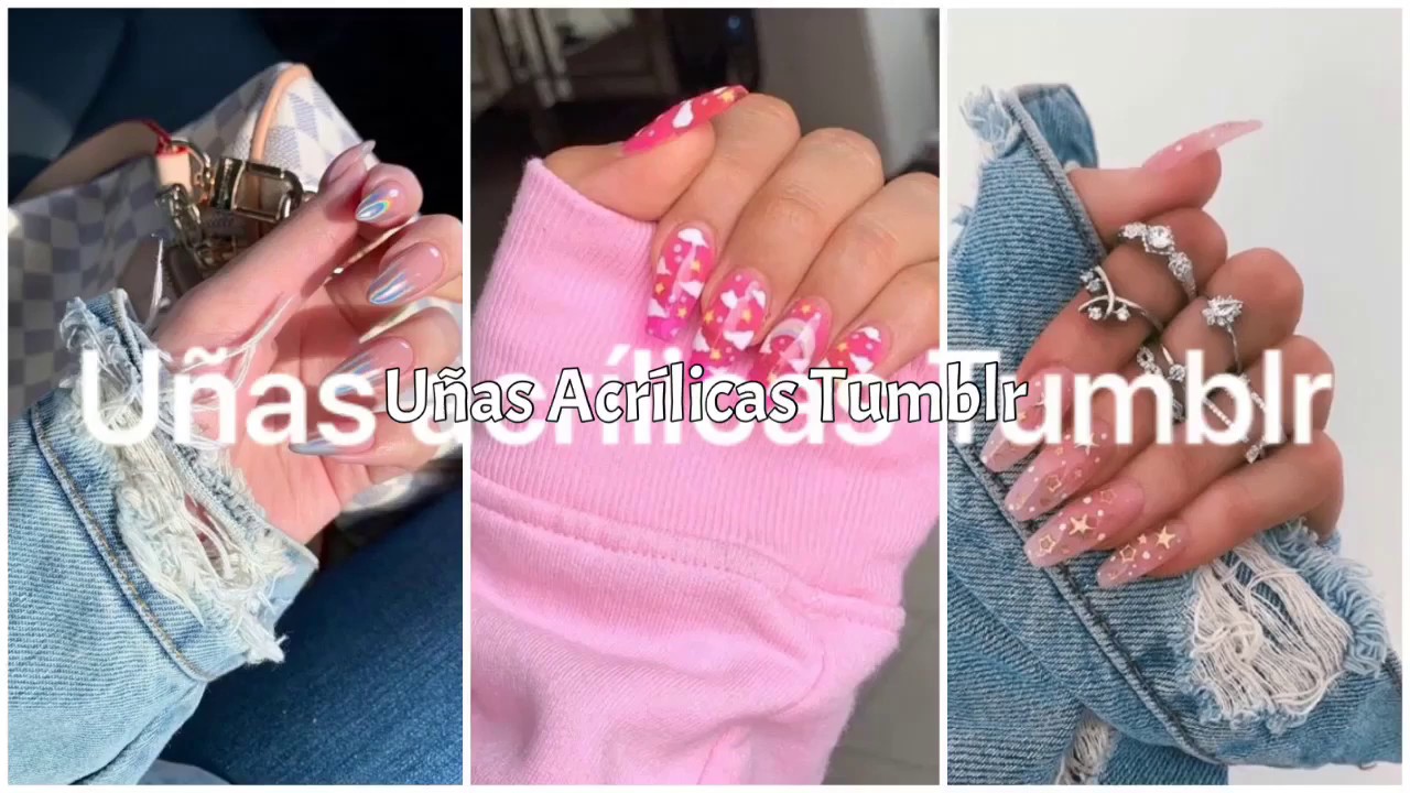 UÑAS ACRÍLICAS TUMBLR 2019/ Isamar