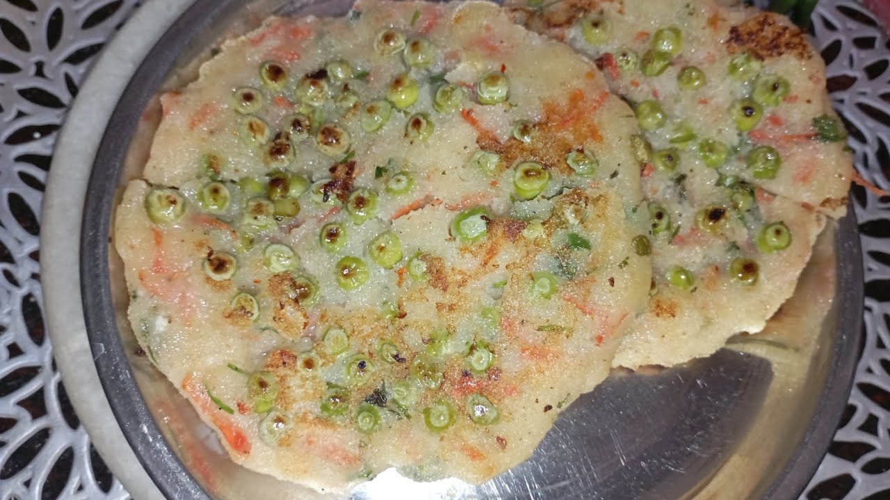 Gajar aur matar ka pancake 🥞