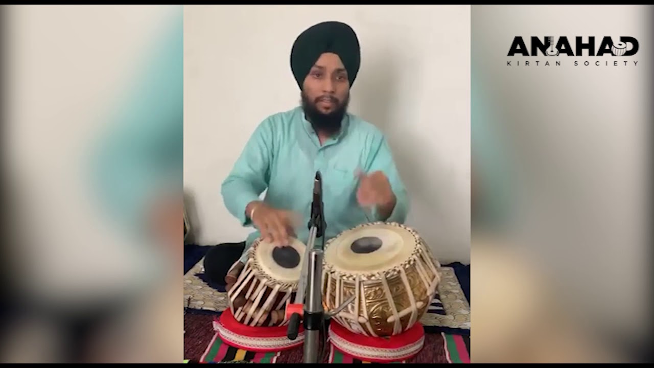 Tabla solo - Bhai Anikbar Singh Ji (Teen Taal)