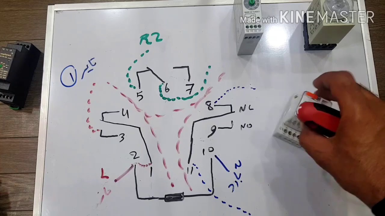 شرح تسليك التايمر والرلي نوع اخر