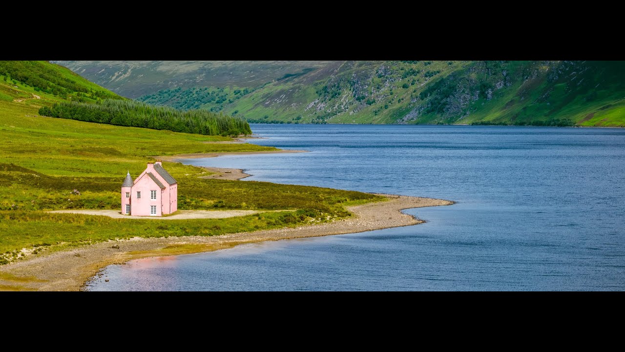The Pink House, Glen Glass, Highlands
