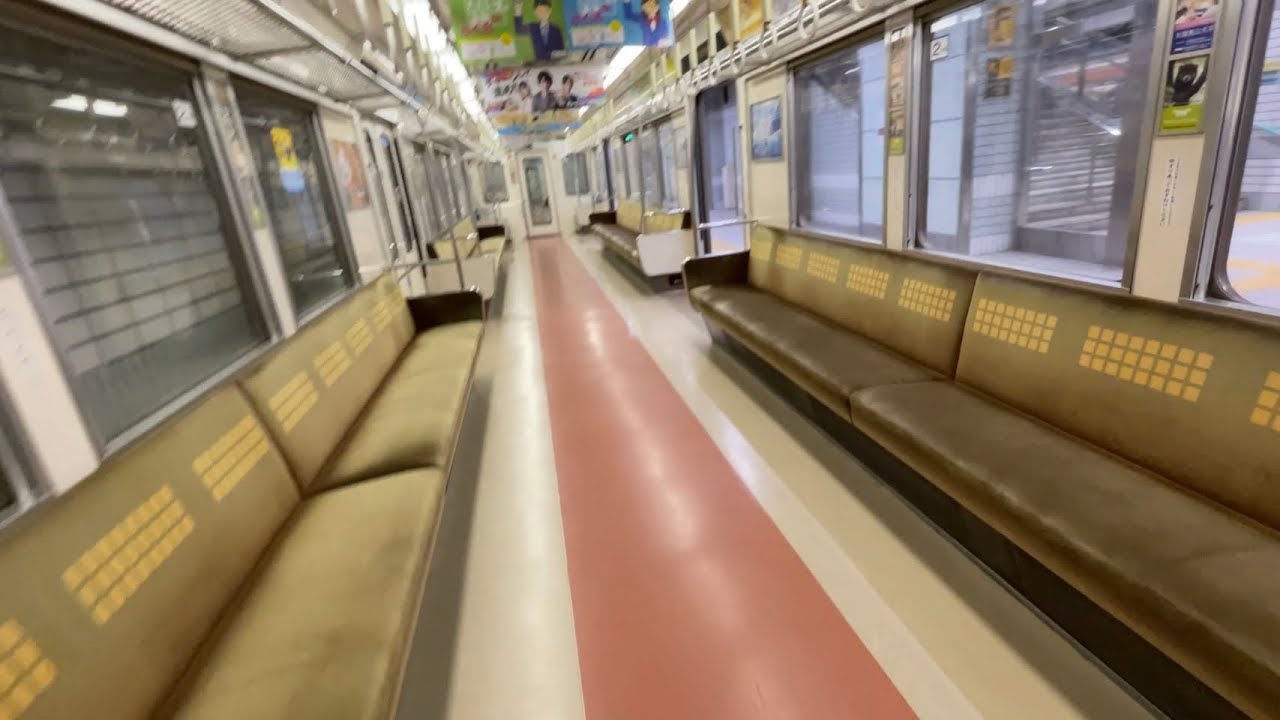 大阪メトロ堺筋線内の全区間(天下茶屋駅〜天神橋筋六丁目駅間)の車窓や車内案内表示器、走行音を66系第11編成に乗車し観察してみた！