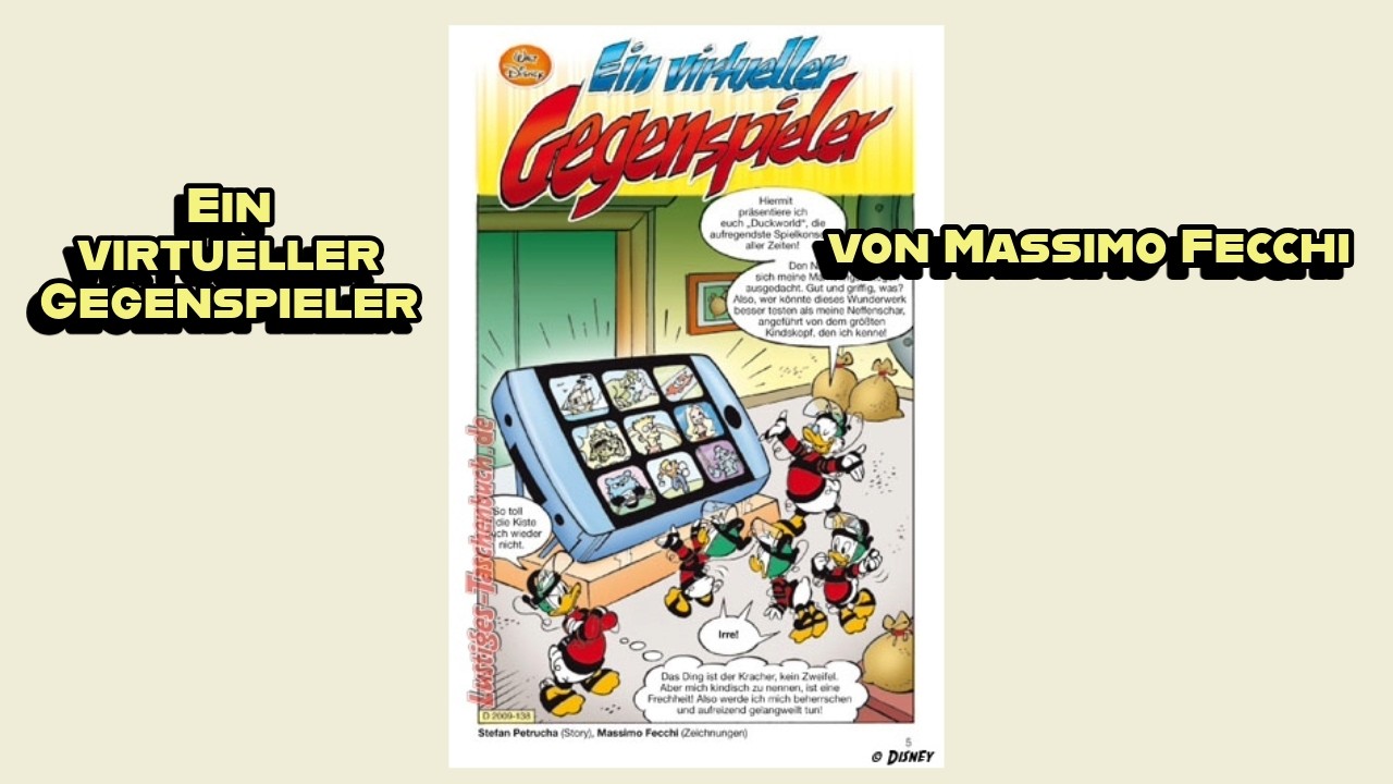 Ein virtueller Gegenspieler von Massimo Fecchi.